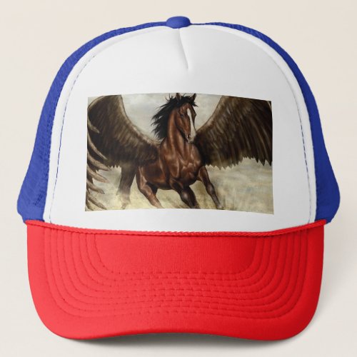 Winged Pegasus   Trucker Hat
