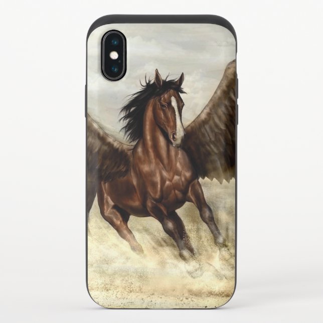 Winged Pegasus  Uncommon iPhone Case (Back)