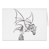 Winged Raptor / Tribal (Front Horizontal)