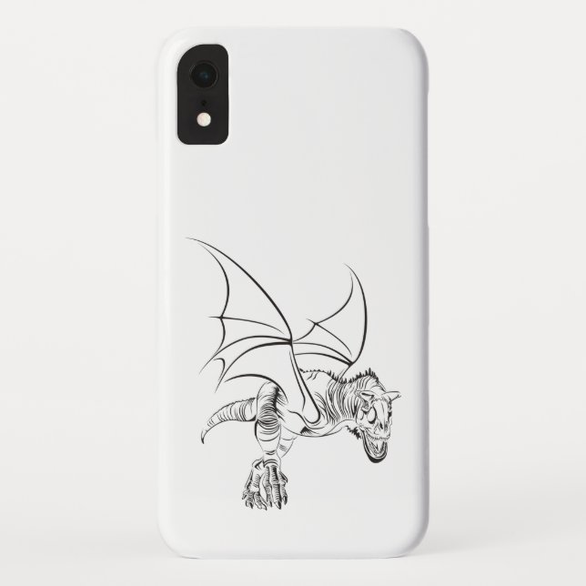 Winged Raptor / Tribal Case-Mate iPhone Case (Back)