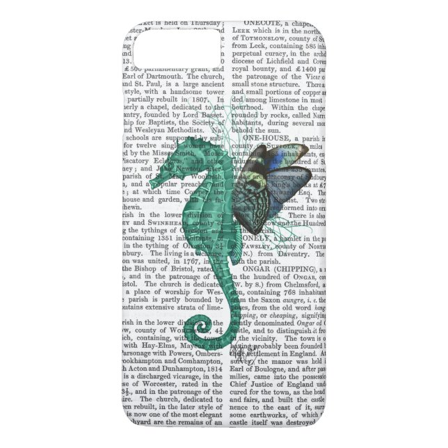 Winged Seahorse Case-Mate iPhone Case (Back)