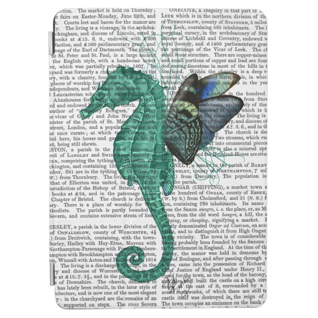 Winged Seahorse iPad Air Cover (Front)