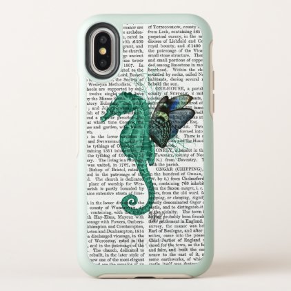 Winged Seahorse OtterBox Symmetry iPhone X Case