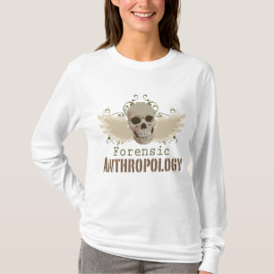 Winged Skull Forensic Anthropology Hoodie T-Shirt