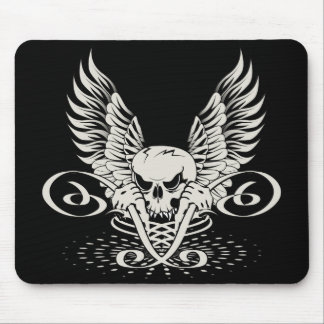 Winged Skull Mouse Pad