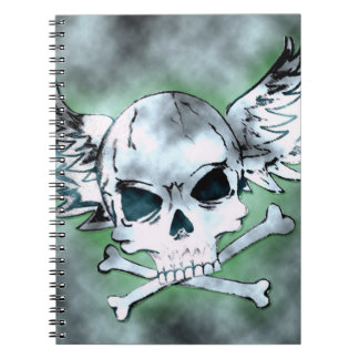 Winged Skull Notebook