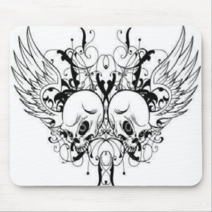Winged Skulls Mousepad
