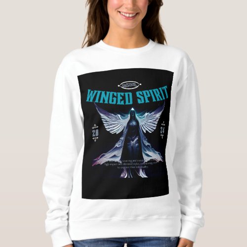 Winged Spirit T Shirt Design 2024