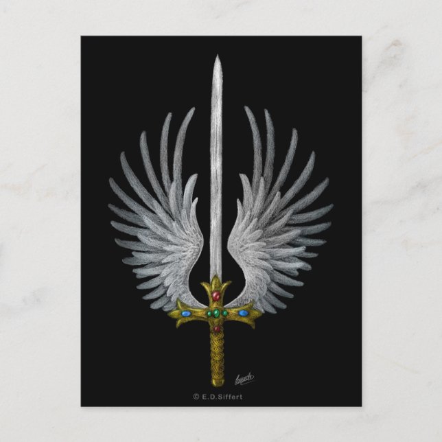 Winged Sword Postcard (Front)