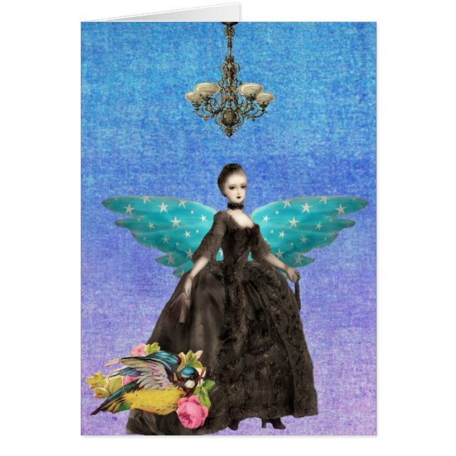 Winged Things Gothic Digital ARt Cards (Front)