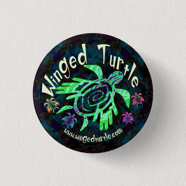 Winged Turtle Buttons (Front)