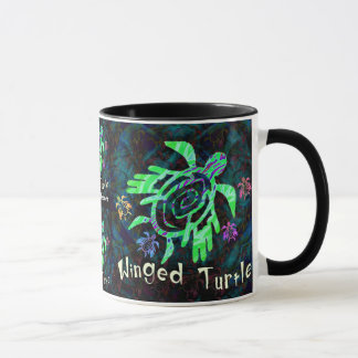 Winged Turtle logo mug