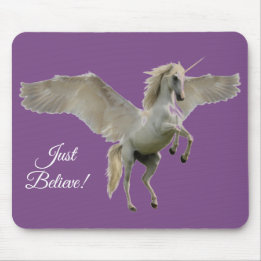 Winged Unicorn Mouse Pad