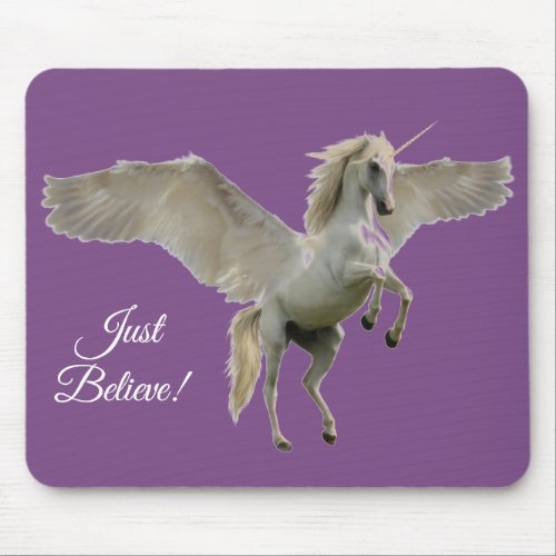 Winged Unicorn Mouse Pad