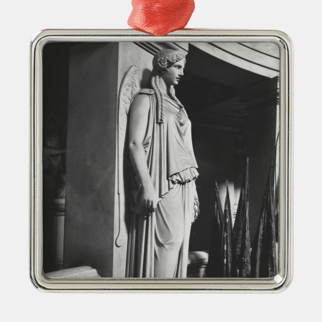 Winged victory metal ornament (Front)