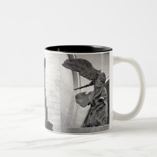 Winged Victory of Samothrace Nike Greek Sculpture Two-Tone Coffee Mug