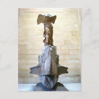 Winged Victory Of Samothrace Nike Postcard by DarkChocolateQueen at Zazzle
