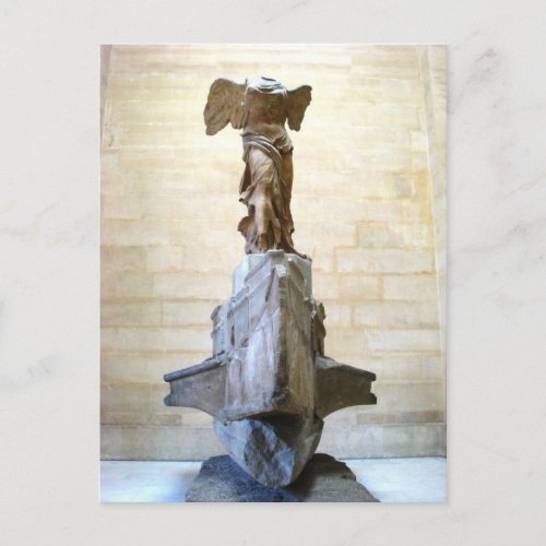 Winged Victory of Samothrace Nike Postcard