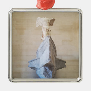Winged Victory of Samothrace Souvenir Metal Ornament