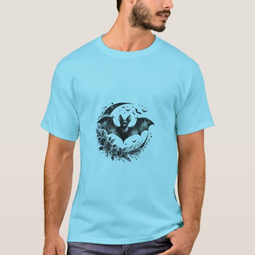Winged Wonders Bat Symphony T_Shirt