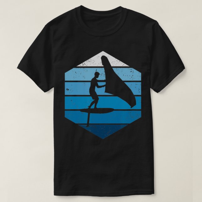 Wingfoil Hydrofoil Kitesurf  T-Shirt (Design Front)