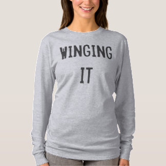 Winging it. Slouchy Sweatshirt Top