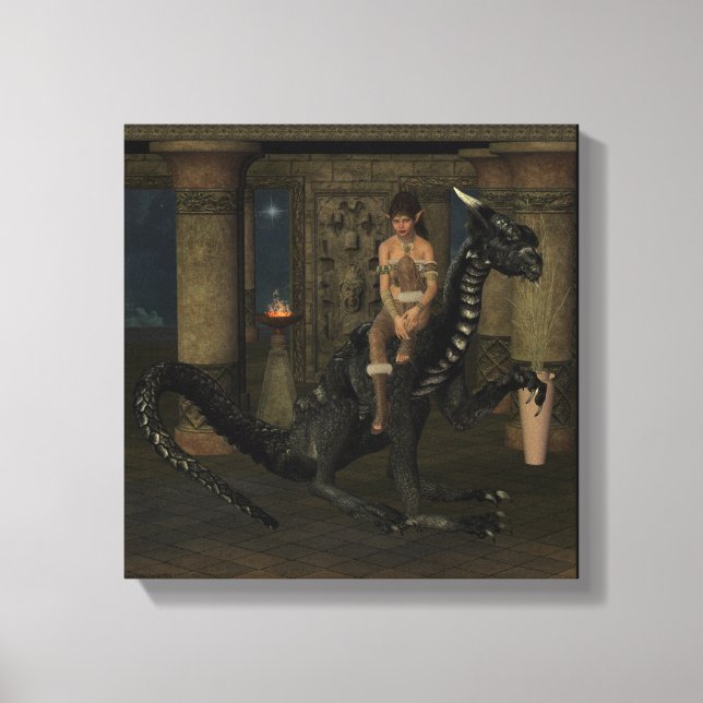 Wingless Friends Canvas Print (Front)