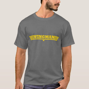Wingman Golden Wings Logo T-Shirt