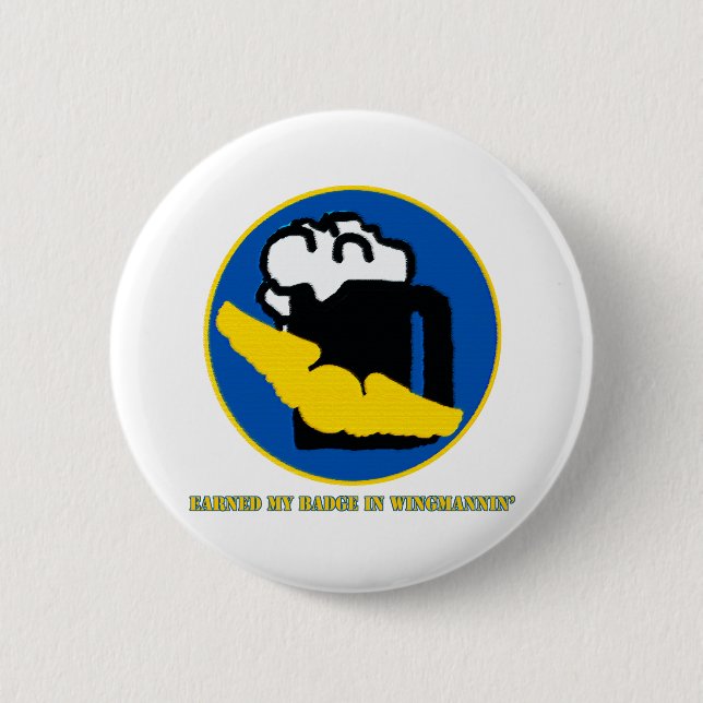 Wingman Merit Badge Button (Front)