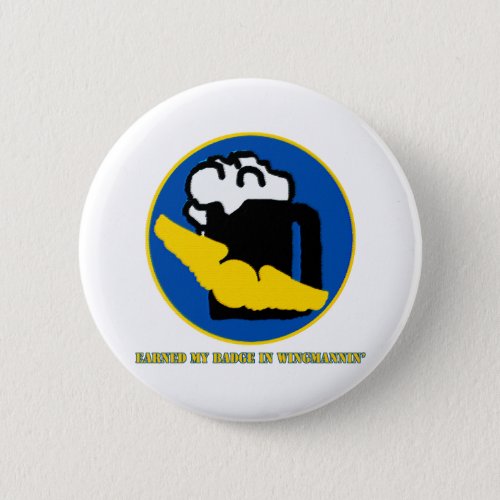 Wingman Merit Badge Button