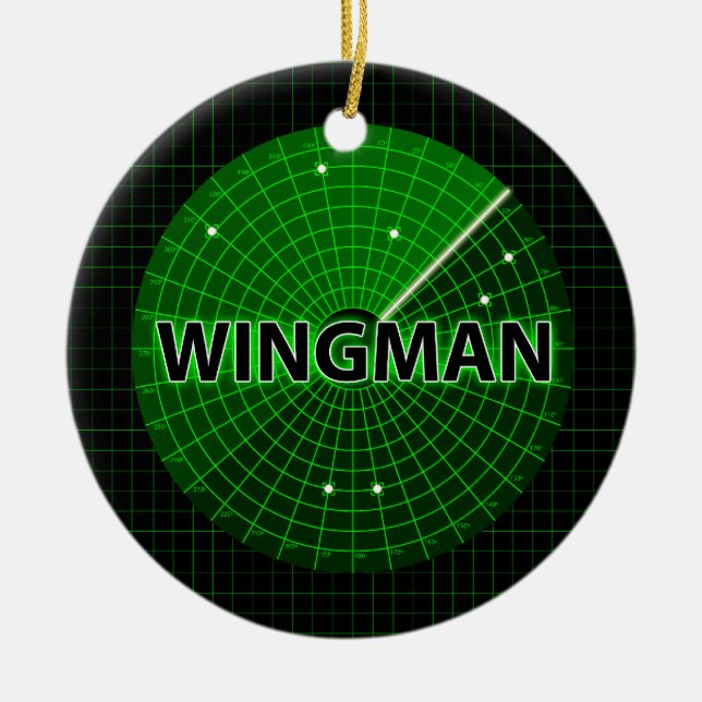 Wingman Radar Ornament (Front)