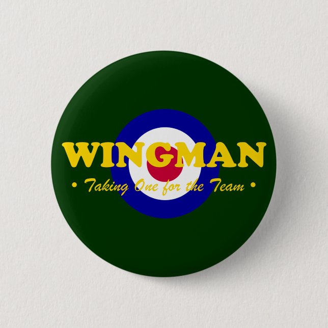 Wingman (RAF) Pinback Button (Front)