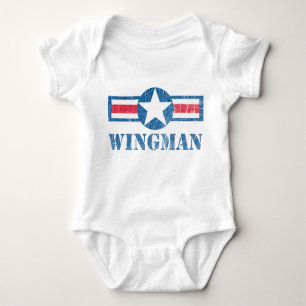 Wingman Vintage Baby Bodysuit
