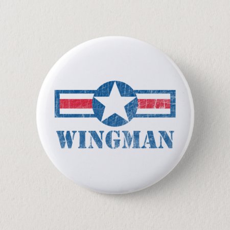 Wingman Vintage Button