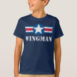 Wingman Vintage T-shirt at Zazzle