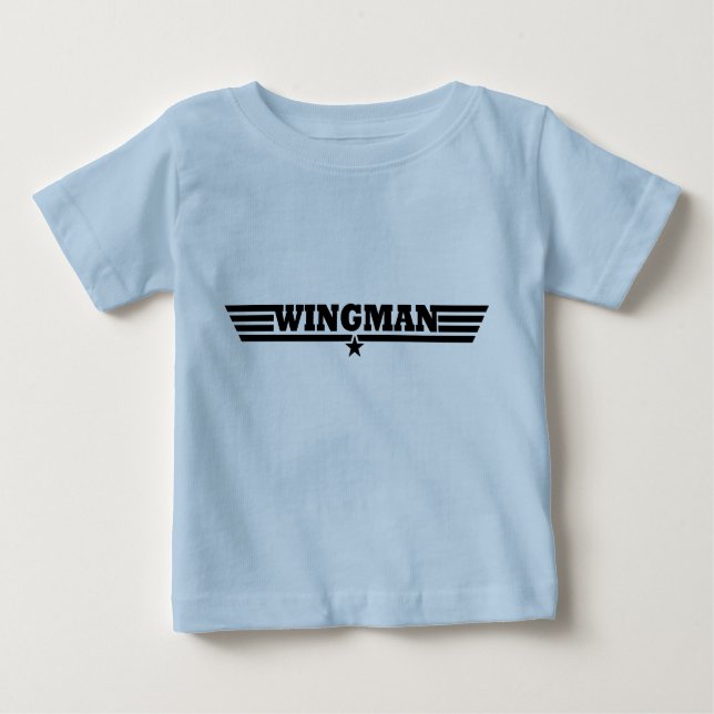 Wingman Wings Logo Baby T-Shirt (Front)