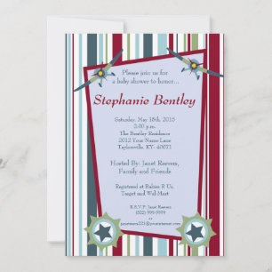 Wings 5x7 Airplane Aviation Invitation