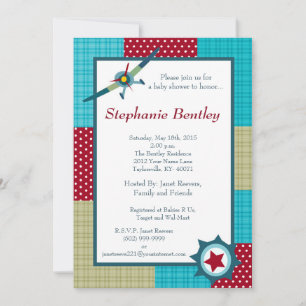 Wings 5x7 Airplane Invitation