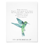 Wings - 8.5&quot; X 11&quot; Poetry Photo Print at Zazzle
