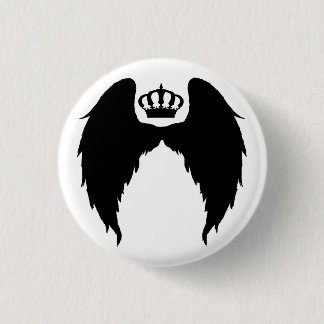Wings and Crown Flair Pinback Button
