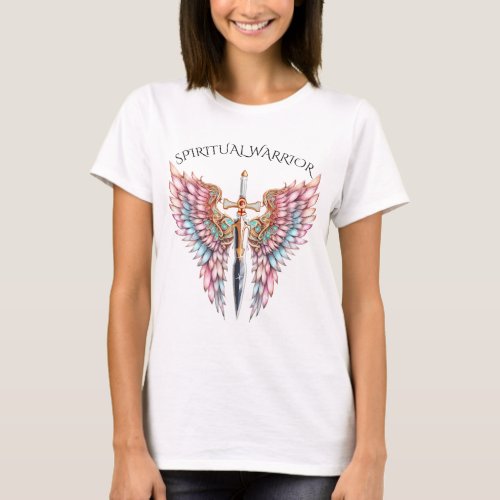 Wings and Sword Womens T_Shirt