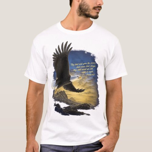Wings as Eagles Isaiah 4031 Christian T_Shirt