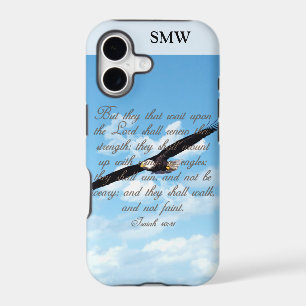 Wings as Eagles, Isaiah 40:31 Christian Bible iPhone 17 Case