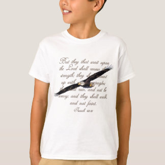 Wings as Eagles, Isaiah 40:31 Christian Bible T-Shirt