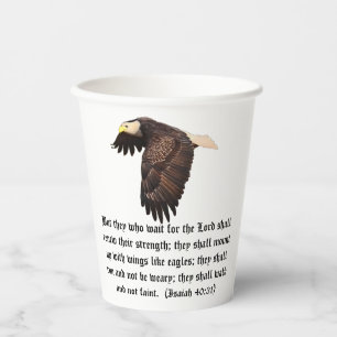 WINGS AS EAGLES PAPER CUPS