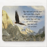 Wings As Eagles Walk And Not Faint Isaiah 40 Mouse Pad at Zazzle