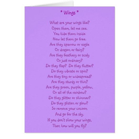 Wings Cards (Front)