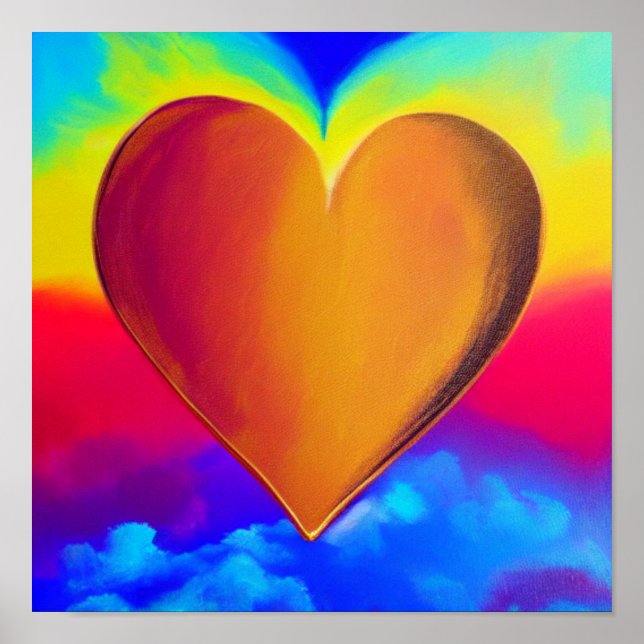 Wings Crystal Heart Poster (Front)