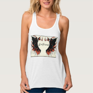Wings Design Girlfriend tank top. Top