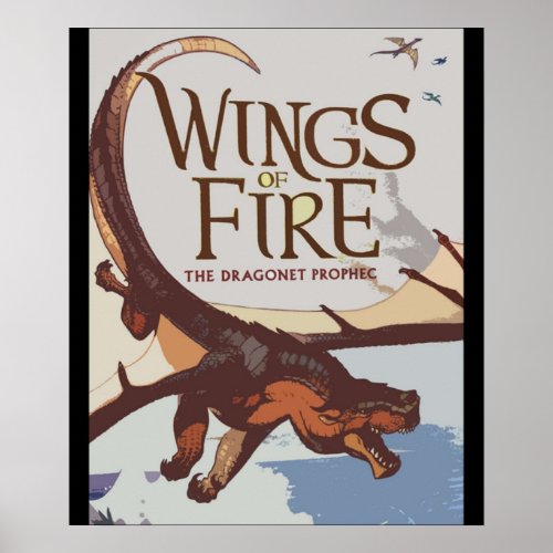 Wings fire the dragonet prophec cover poster